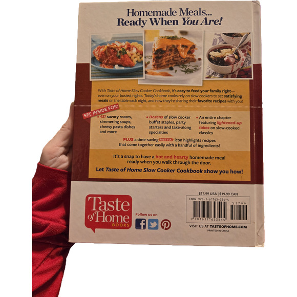 Taste of home slow cooker cookbook 9781617653544 reader's digest - Picture 2 of 8